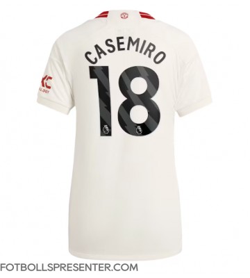 Manchester United Casemiro #18 Tredje Matchtröja Dam 2023-24 Kortärmad